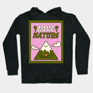 Love Nature Cute Mountain Hoodie